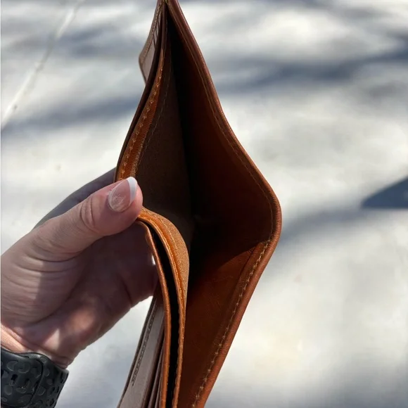 Needlepoint Bifold Wallet with Pheasant and Flag - Picture 6 of 11